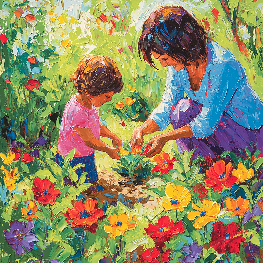 Mommy's Little Gardener DIY Paint By Numbers