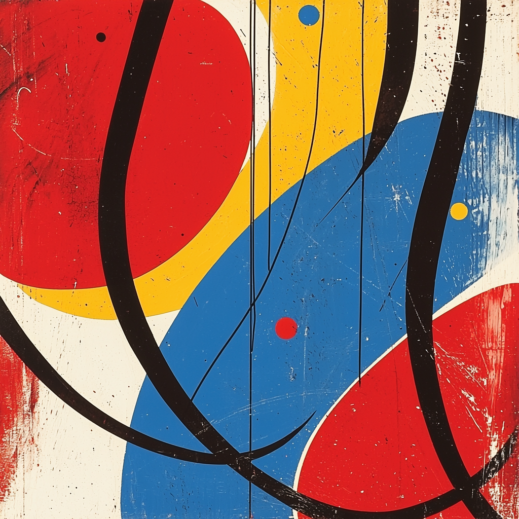 Joan Miró Inspired Dreamscape Rhythms Painting By Numbers Kit