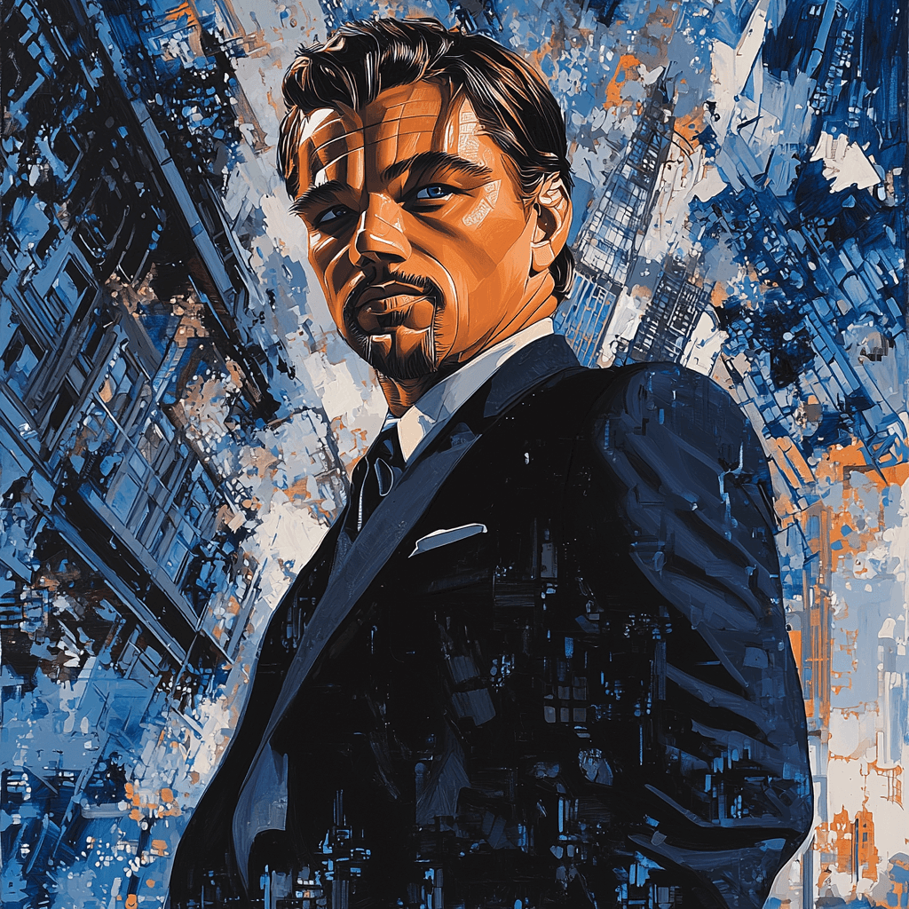 Leonardo DiCaprio: The Maverick Maestro Of Movie Magic Paint By Numbers Art