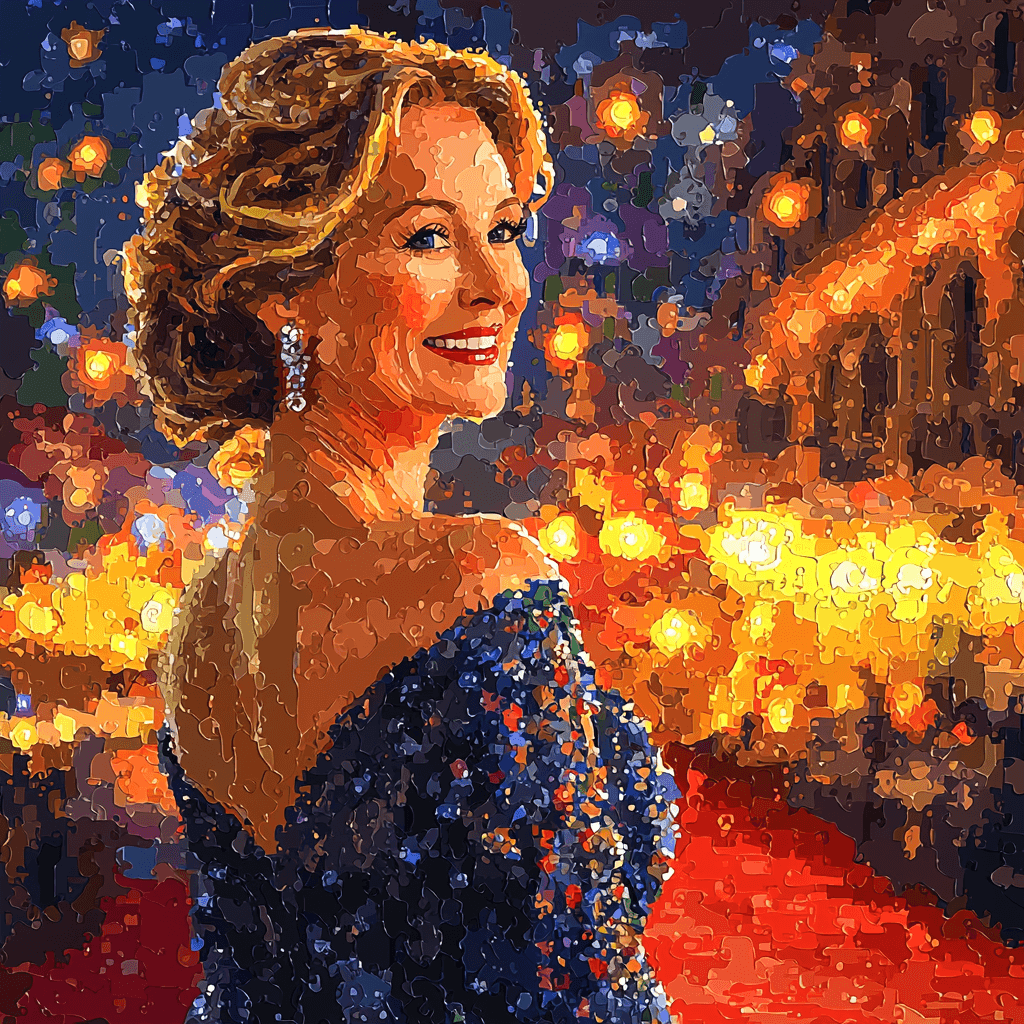 Meryl Streep: The Timeless Artistry Of An Acting Legend Number Painting
