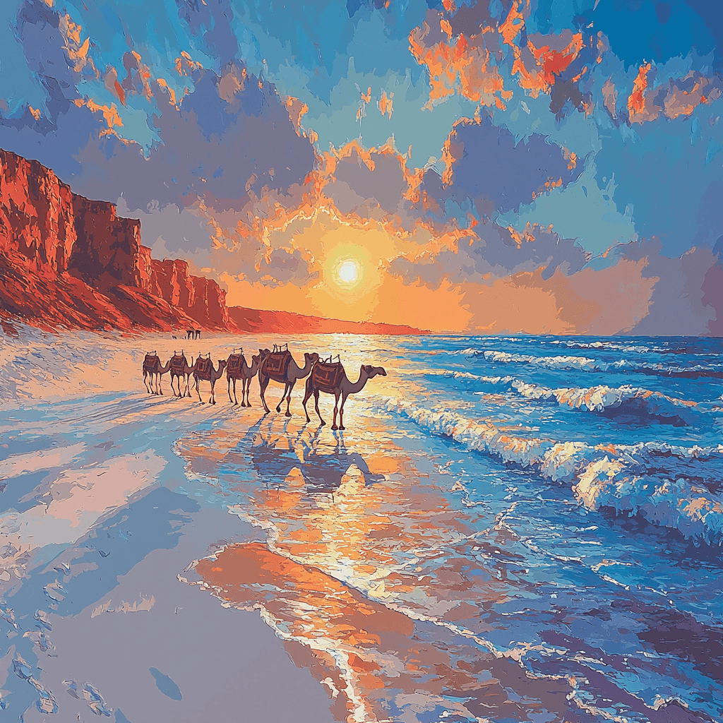 Cable Beach - Broome Painting By Numbers Kit