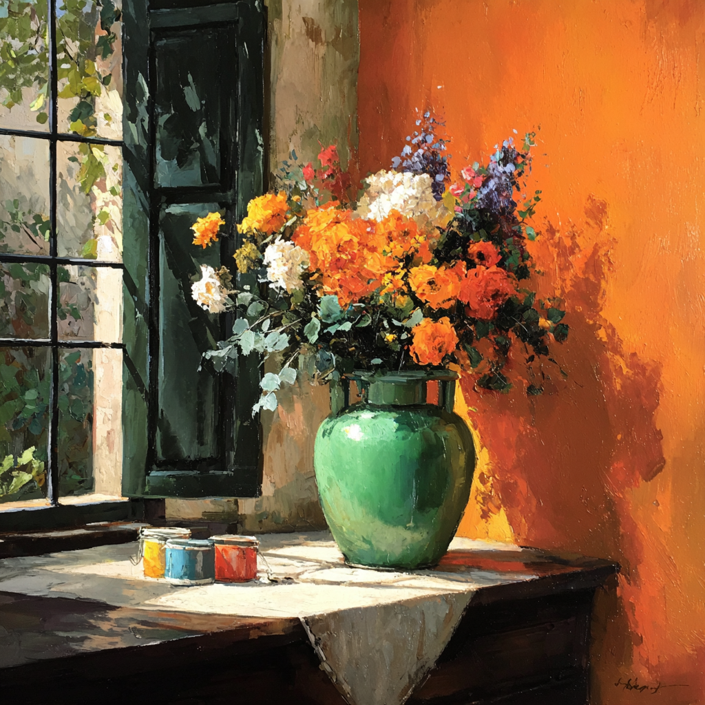 Pierre Bonnard Inspired Window View Paint by numbers kits