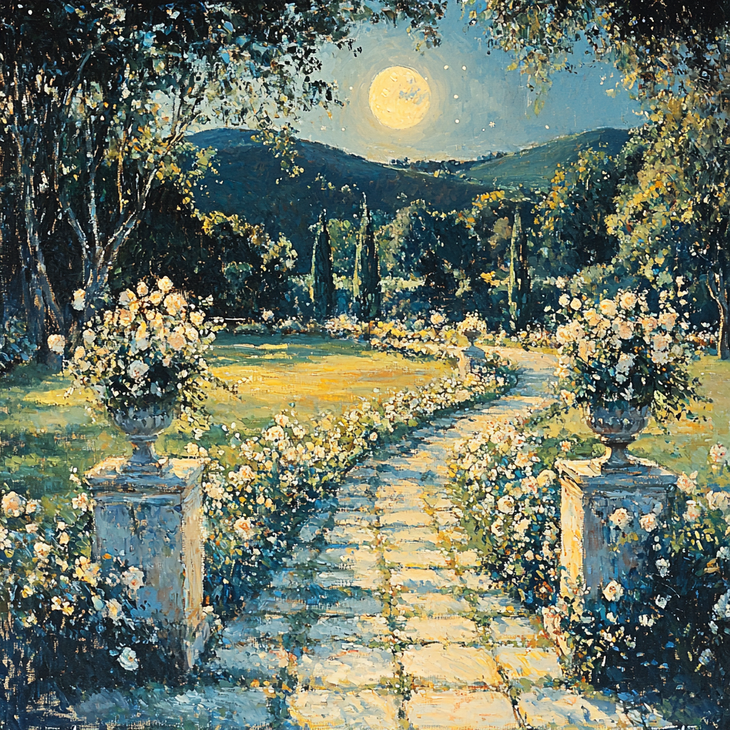Henri Fantin-Latour Inspired Nocturnal Bloom Numbered Painting Kits