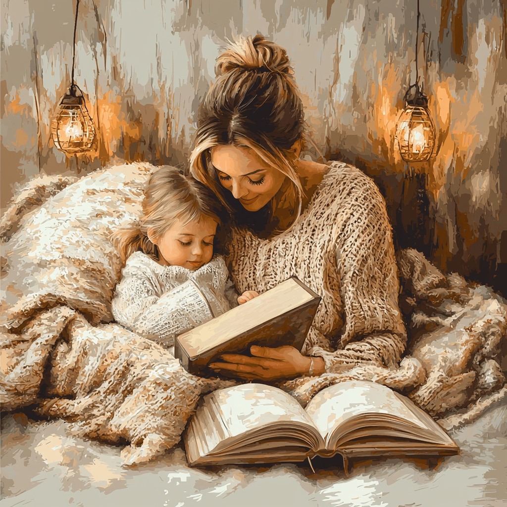 Cozy Cuddle Time Paint By Numbers Kits