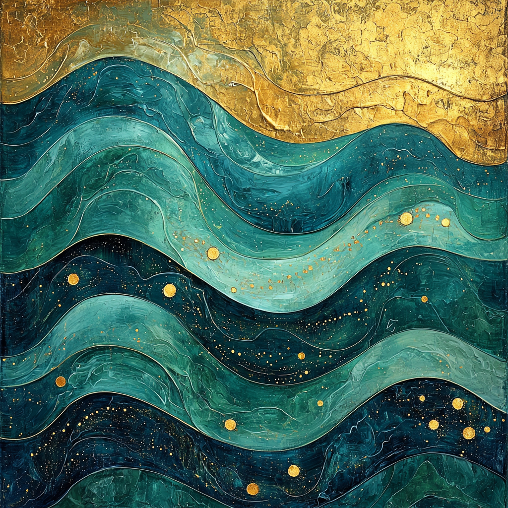 Gustav Klimt Inspired Tides Of Inspiration Paint By Numbers