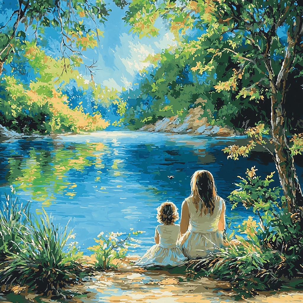 Lakeside Reverie DIY Paint By Numbers