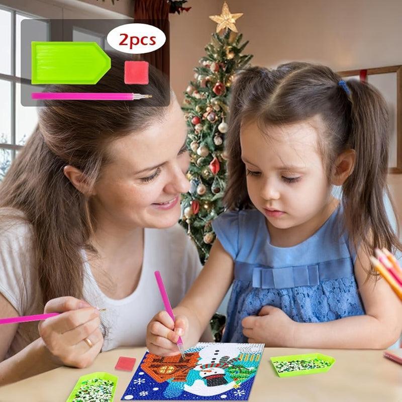 Diamond Art Kit With Wooden Frame For Crafting