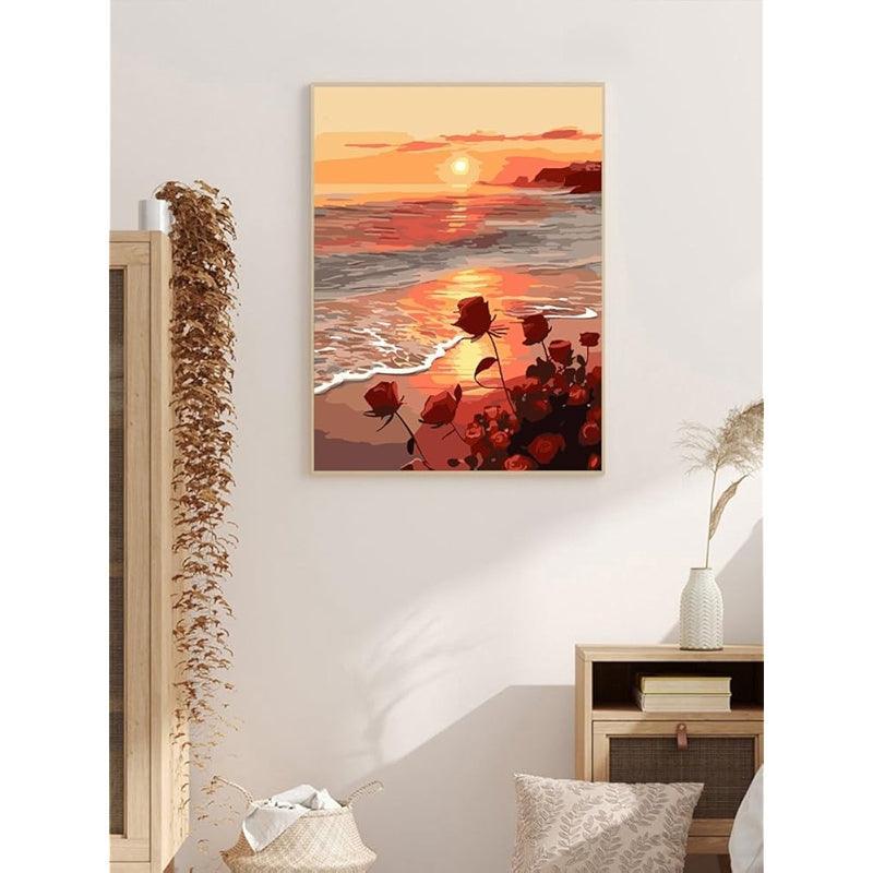 Paint By Number Kit For Adults And Beginners Cat Flowers