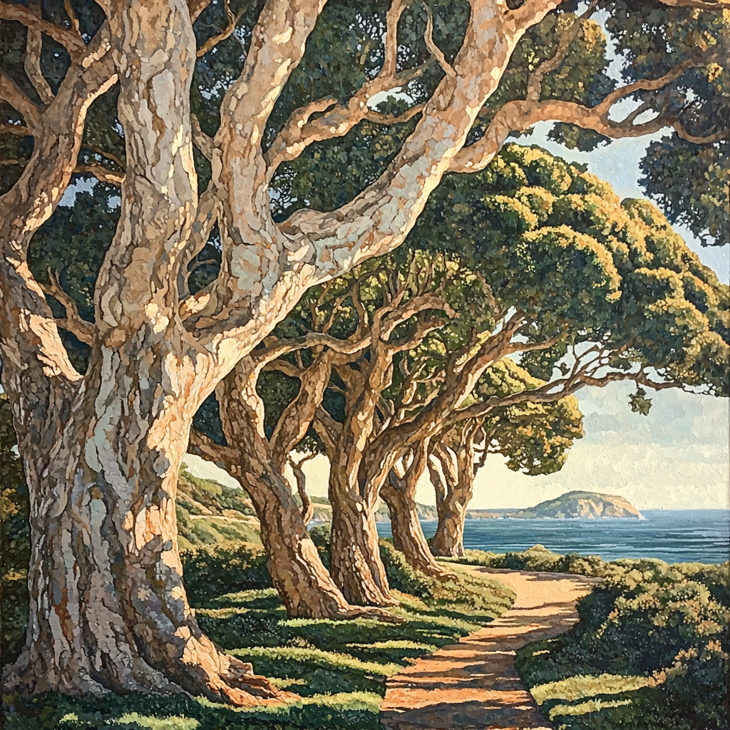 Michelangelo Inspired Timeless Grove Paint By Numbers