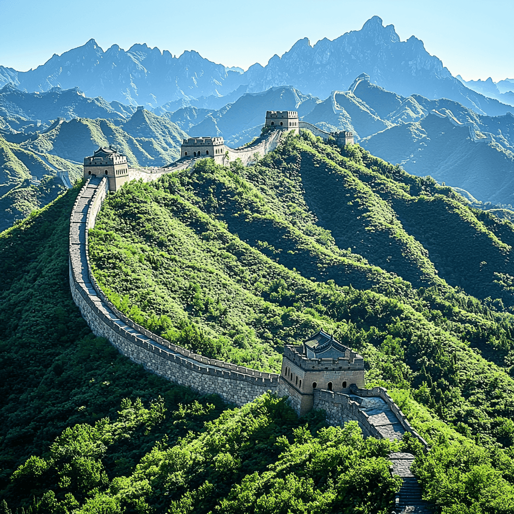 The Great Wall Of China - Badaling Section Paint By Number