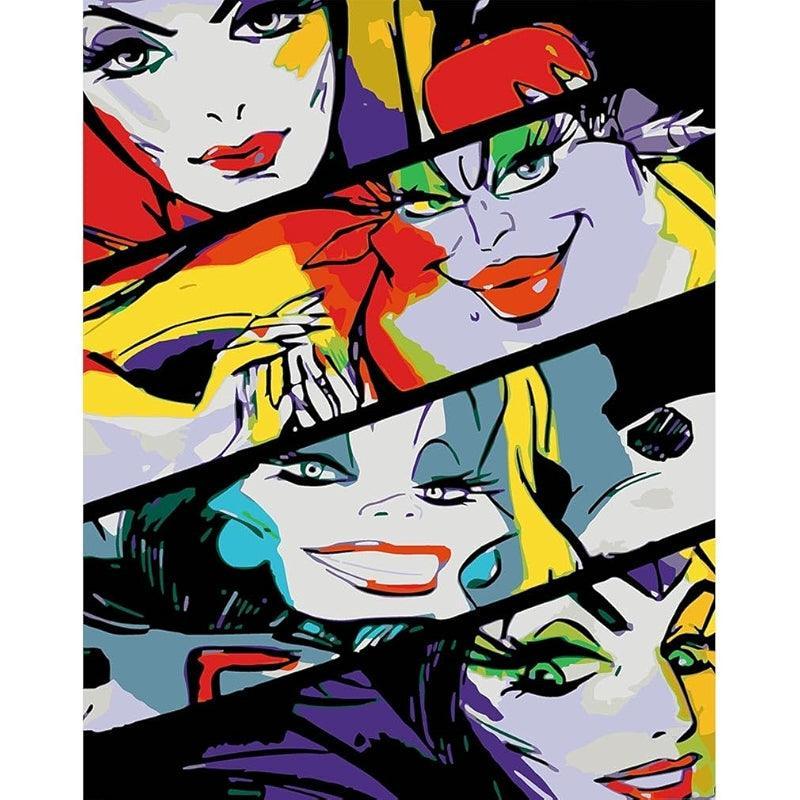 Halloween Acrylic Paint By Numbers Kit