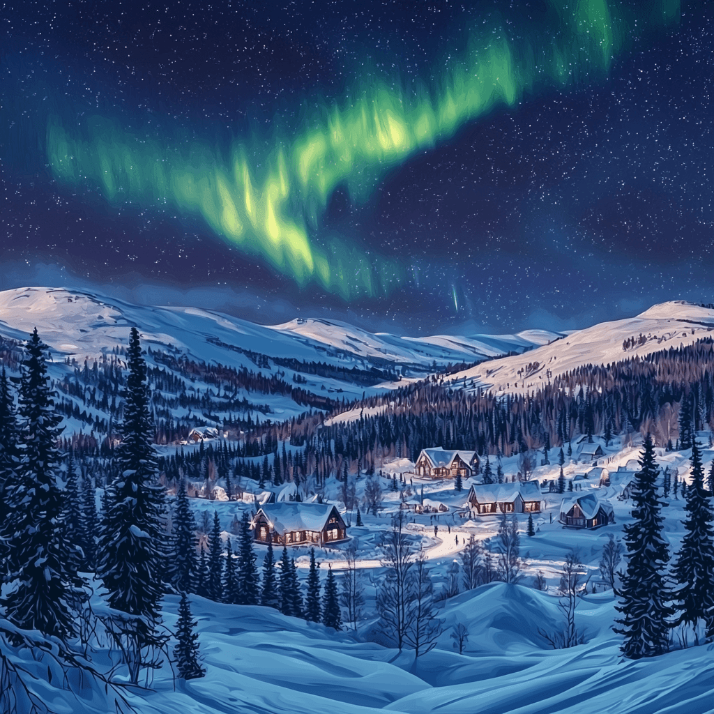 Lapland Numbered Painting Kits