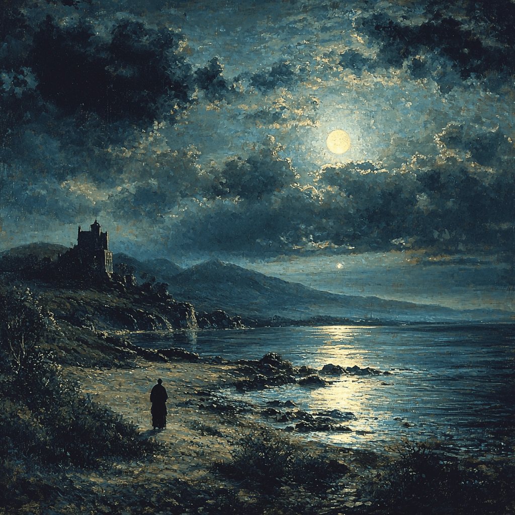 Caspar David Friedrich Inspired Gothic Night Symphony Paint By Numbers Art