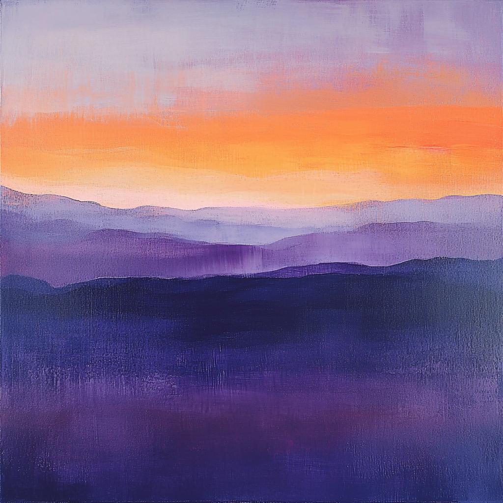 Paul Cézanne Inspired Nightfall Splendor Paint By Numbers