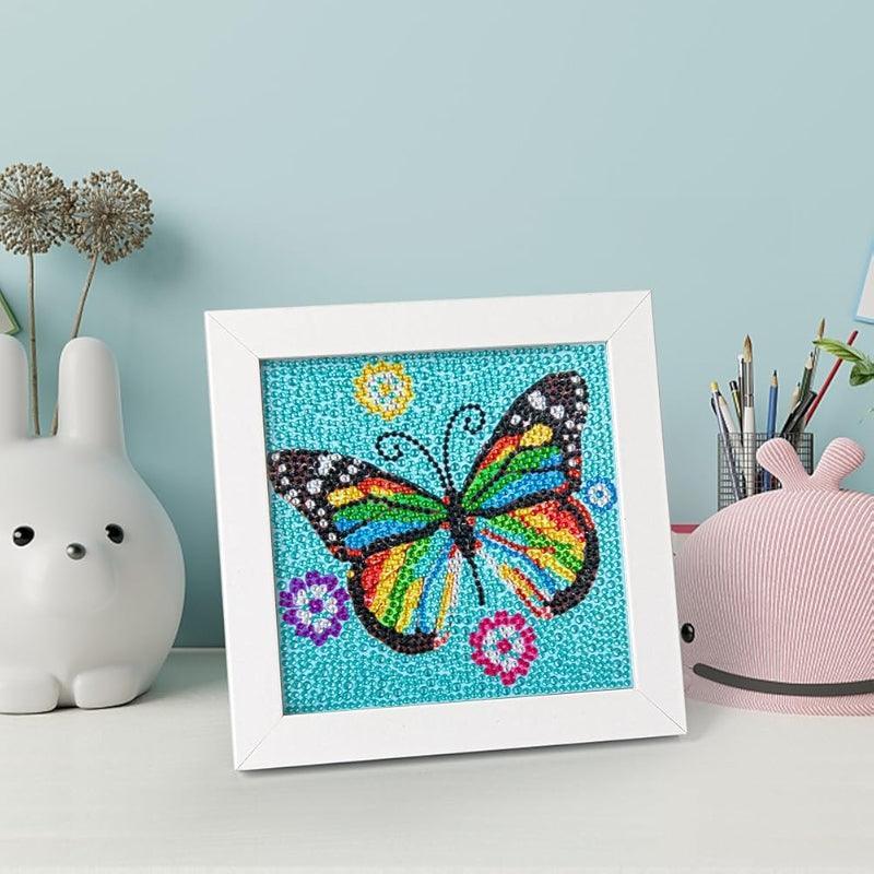 Diamond Art Kit With Wooden Frame For Crafting