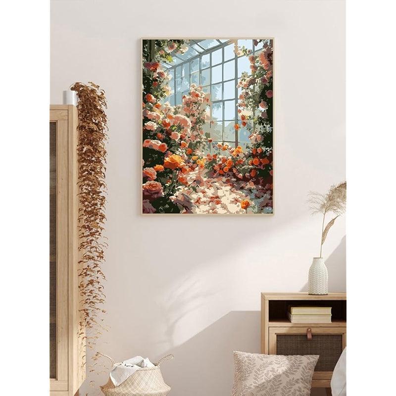 Paint By Number Kit For Adults And Beginners Cat Flowers