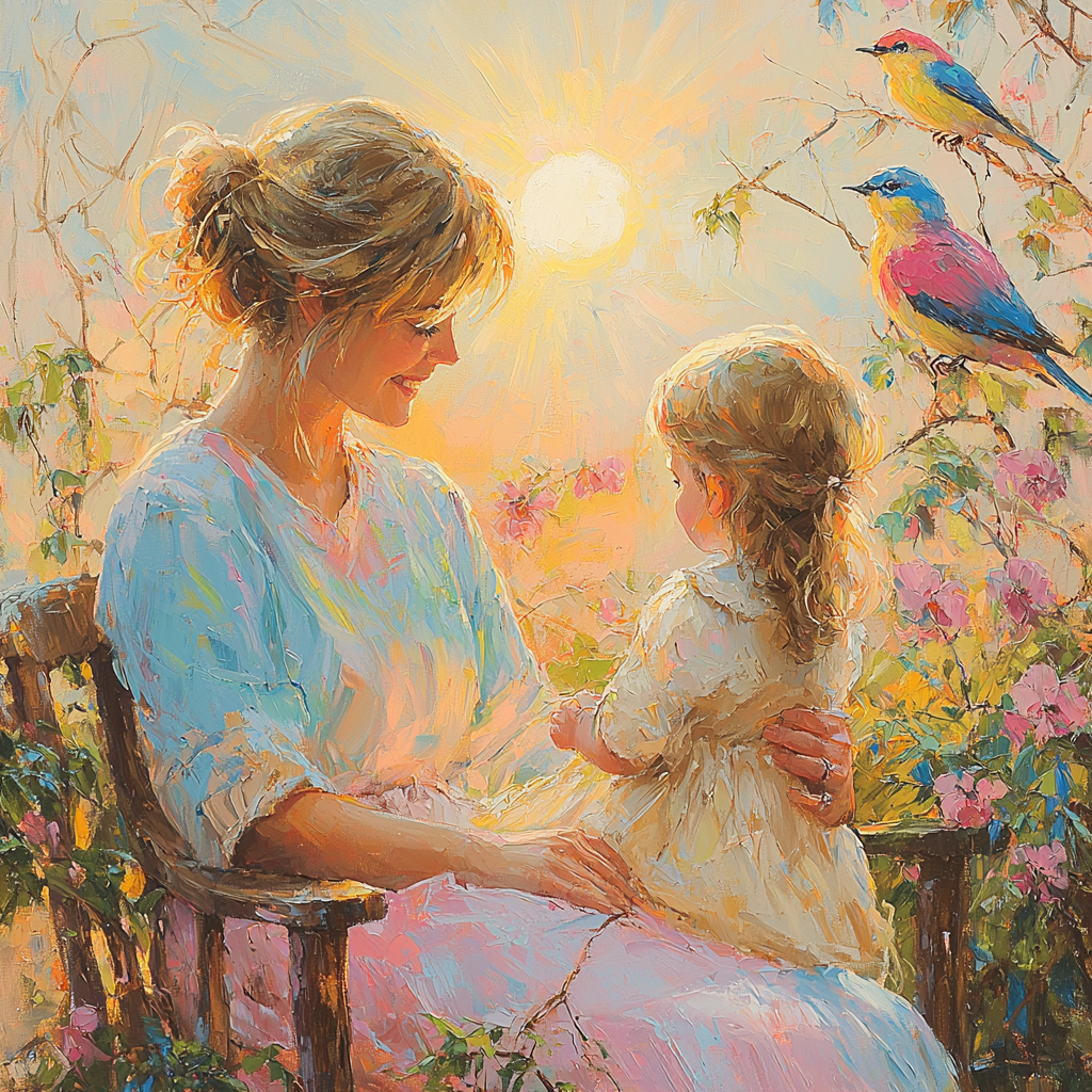 Morning Serenade With Mom Numbered Painting Kits