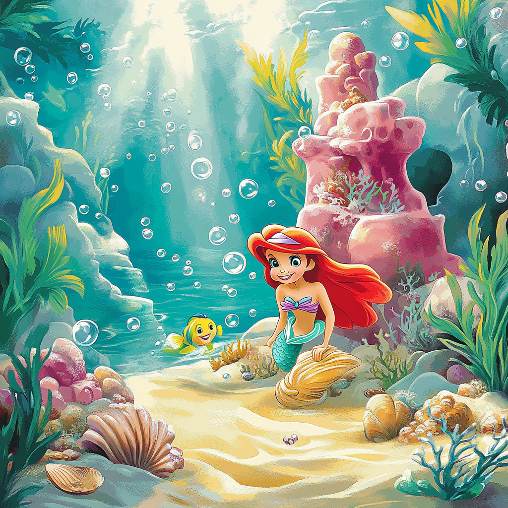 Ariel Coral Hideaway paint by color