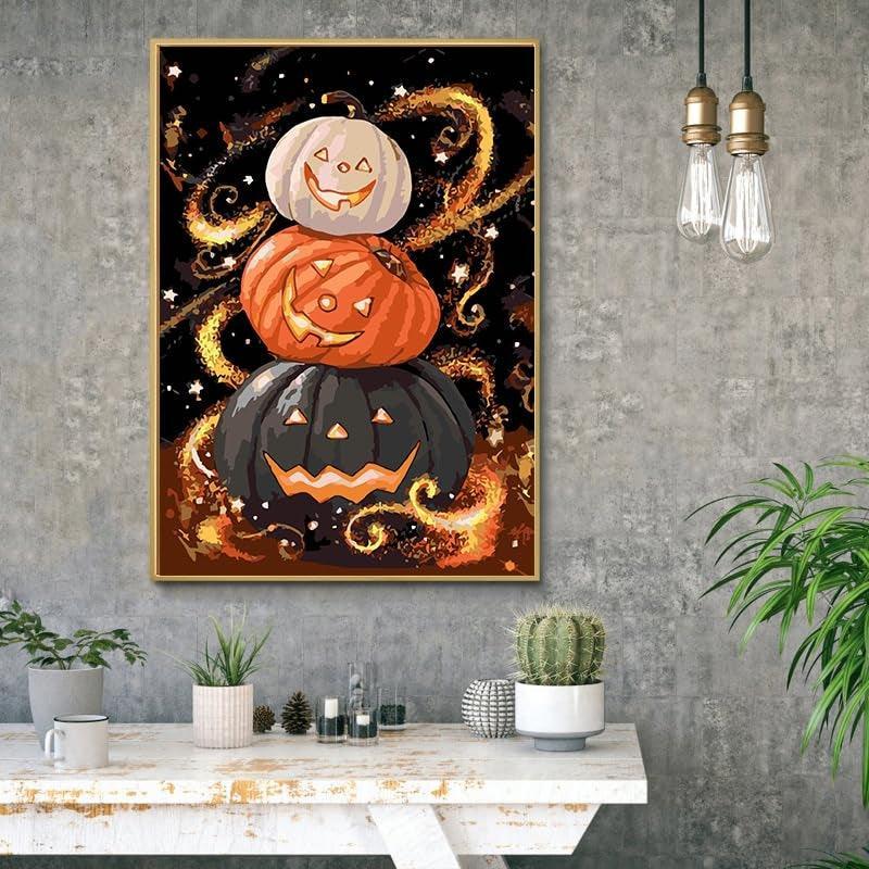 Paint By Number Kit For Adults Halloween Theme