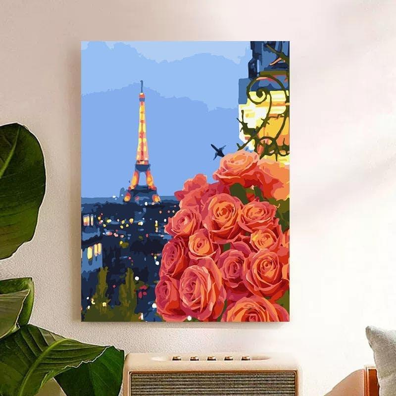 Paint By Number Kit For Adults And Beginners Cat Flowers