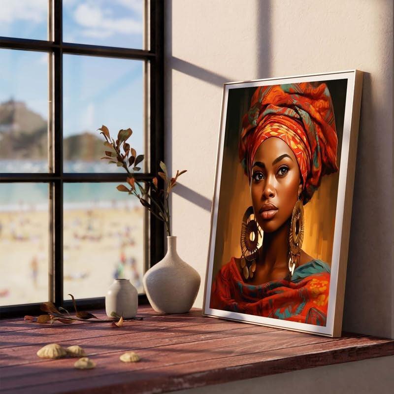 Complete Adult Paint By Numbers Kit With Canvas And Acrylic Paints