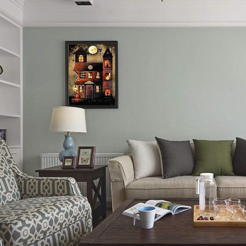 Paint By Numbers Halloween DIY Kit Canvas Art For All Skill Levels