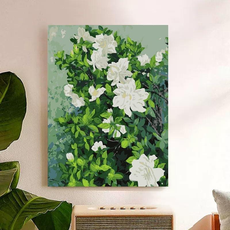 Paint By Number Kit For Adults And Beginners Cat Flowers