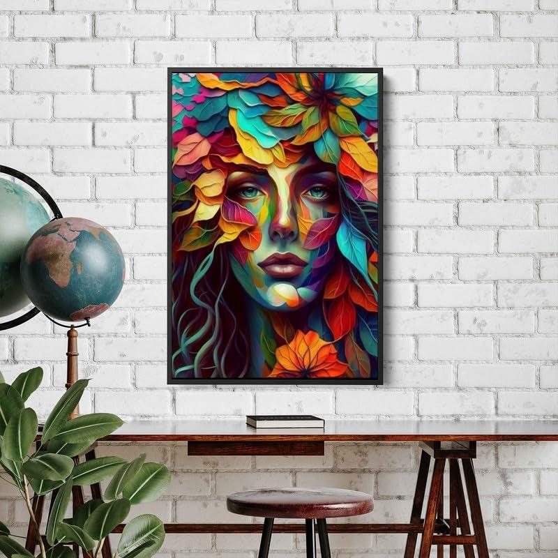 Complete Adult Paint By Numbers Kit With Canvas And Acrylic Paints