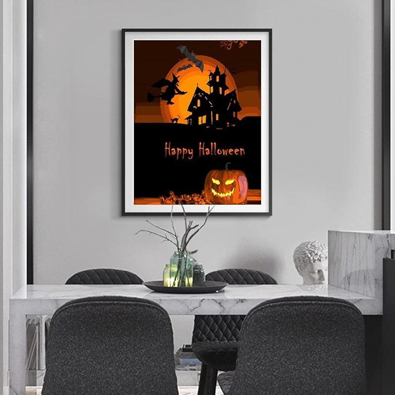 Paint By Numbers Halloween Kit For Home Decor