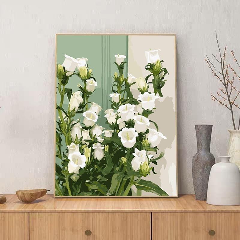 Paint By Number Kit For Adults And Beginners Cat Flowers