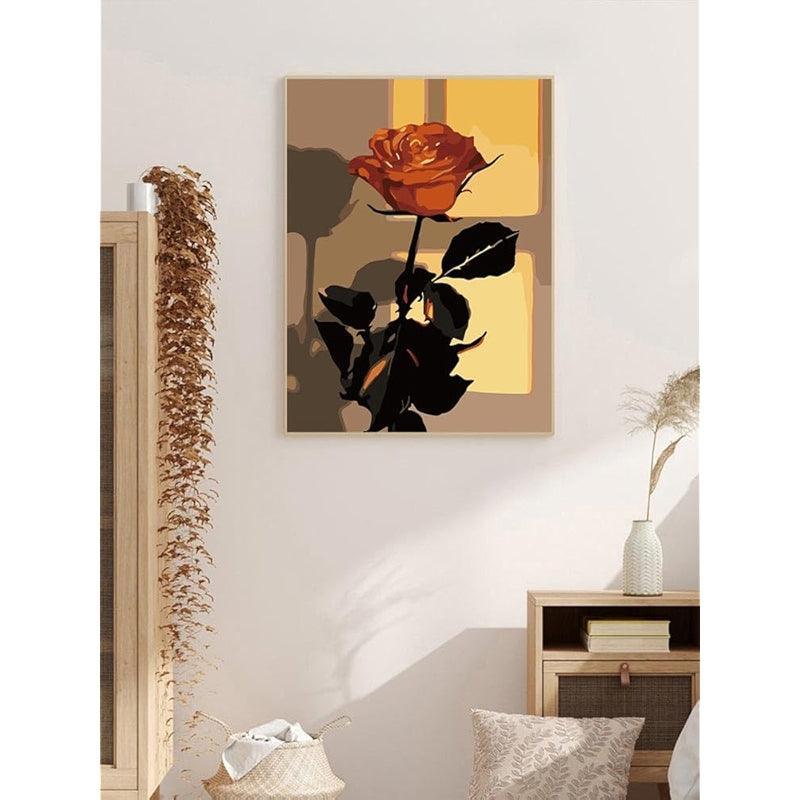 Paint By Number Kit For Adults And Beginners Cat Flowers