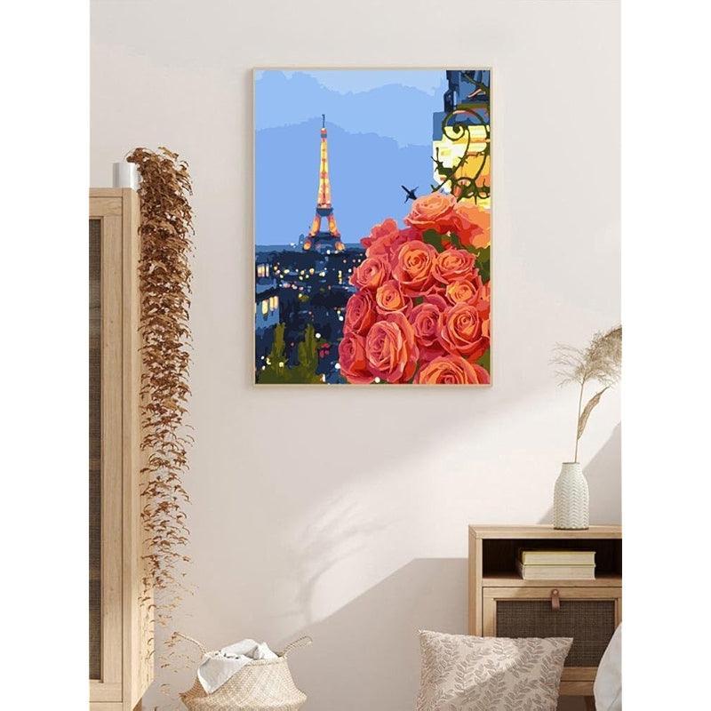 Paint By Number Kit For Adults And Beginners Cat Flowers