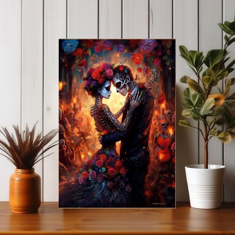 Complete Adult Paint By Numbers Kit With Canvas And Acrylic Paints