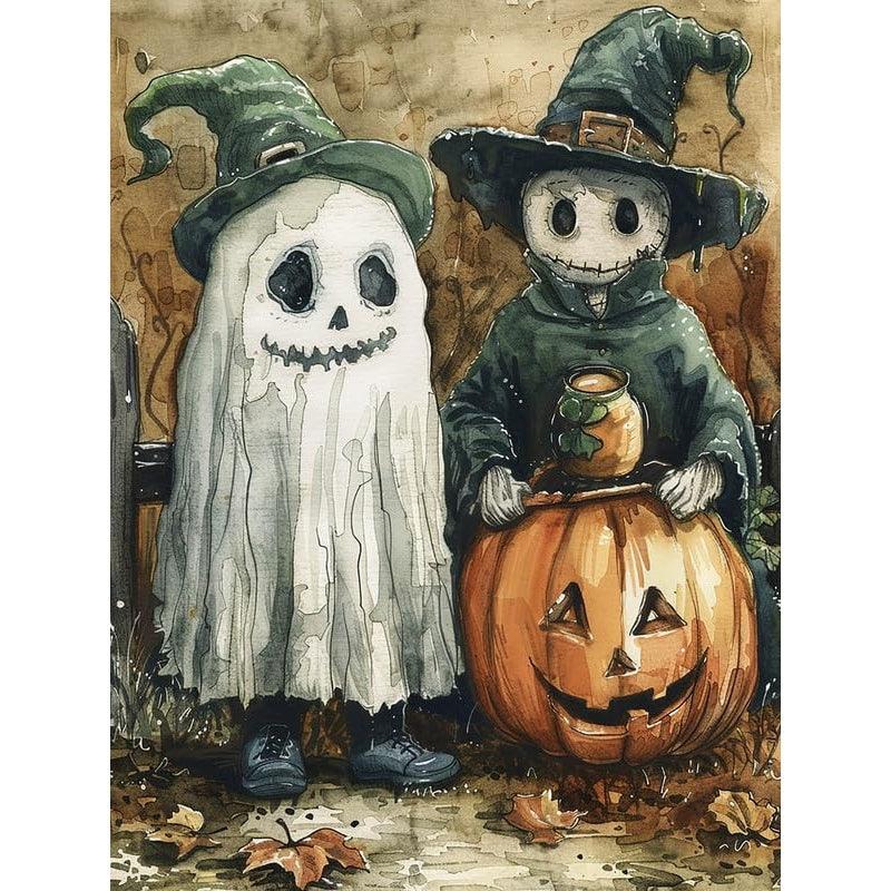 5D Diamond Art Painting Kit Halloween Design Full Drill DIY