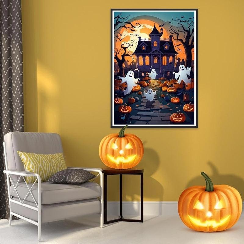 Halloween Diamond Art Kit For Home Wall Decor