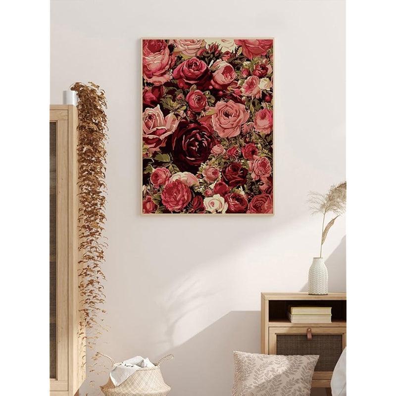 Paint By Number Kit For Adults And Beginners Cat Flowers