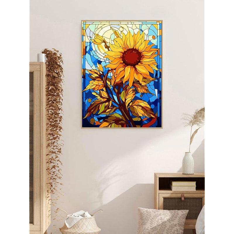 Paint By Number Kit For Adults And Beginners Cat Flowers