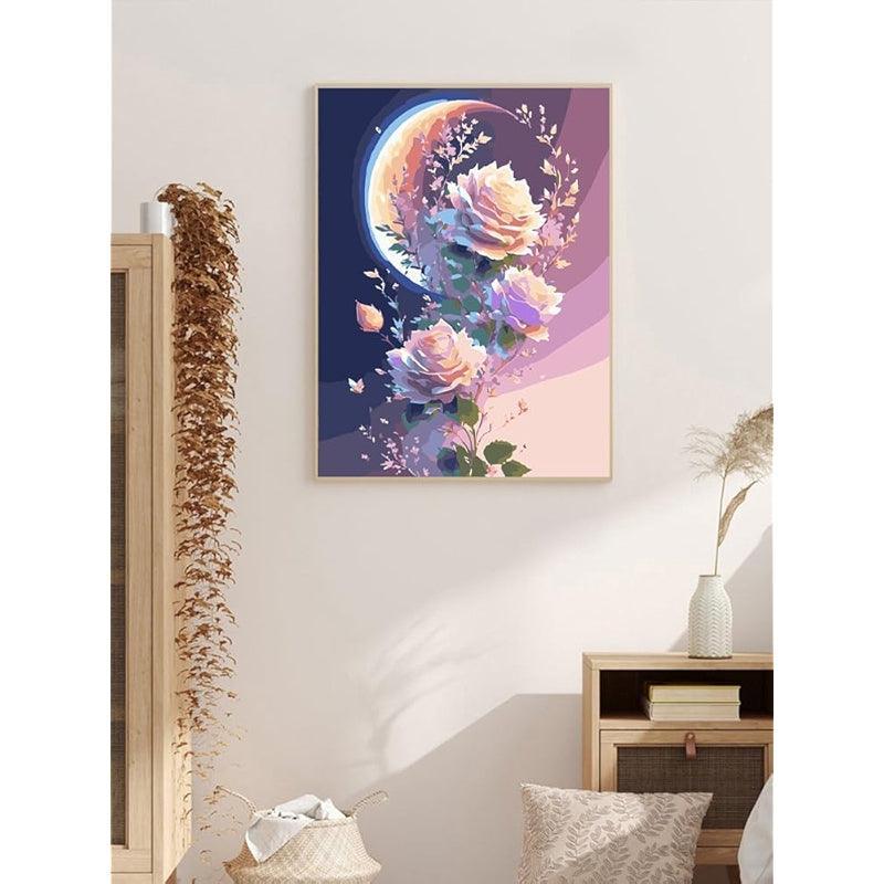 Paint By Number Kit For Adults And Beginners Cat Flowers