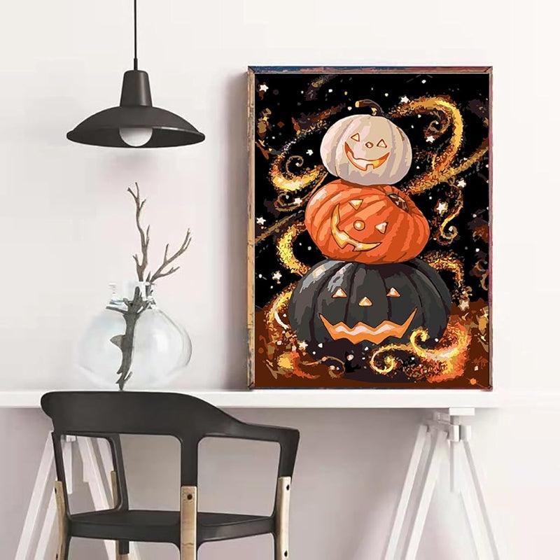 Paint By Number Kit For Adults Halloween Theme