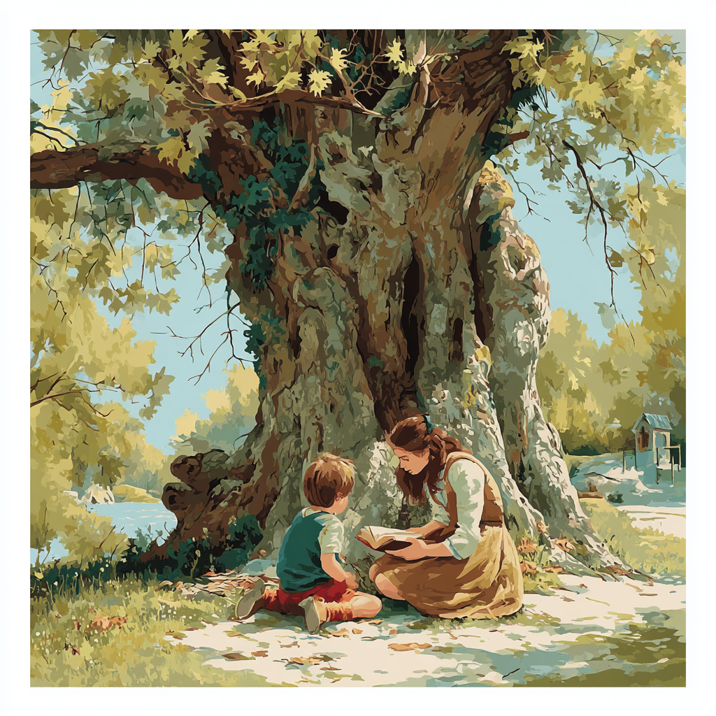 The Storytelling Tree Paint By Numbers Art