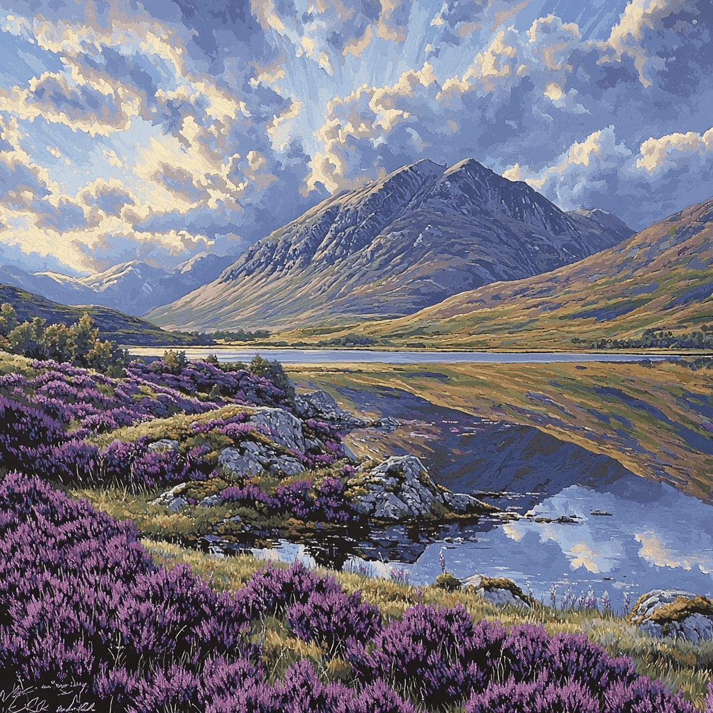 The Scottish Highlands Paint By Number