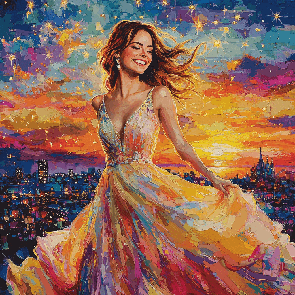 Emma Stone: The Dazzling Star Of La La Land Paint By Number