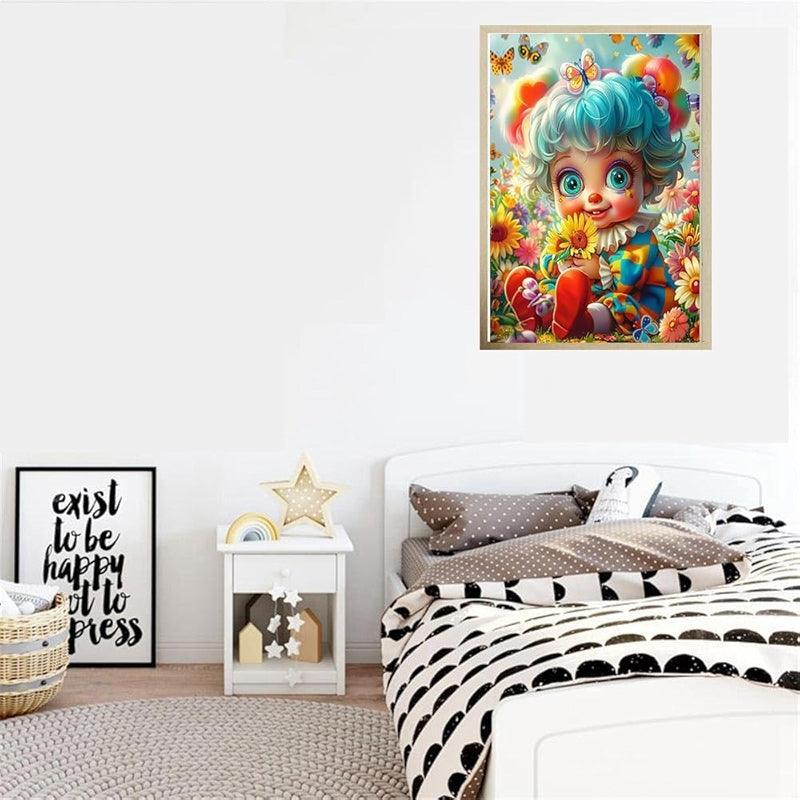 Diamond Painting Kit With Curly Hair Dolls Art