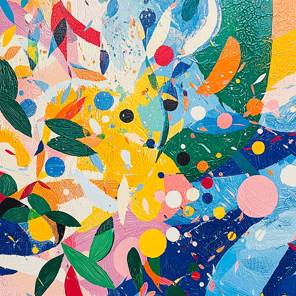 Joan Miró Inspired Bountiful Inspirations Paint By Numbers Art