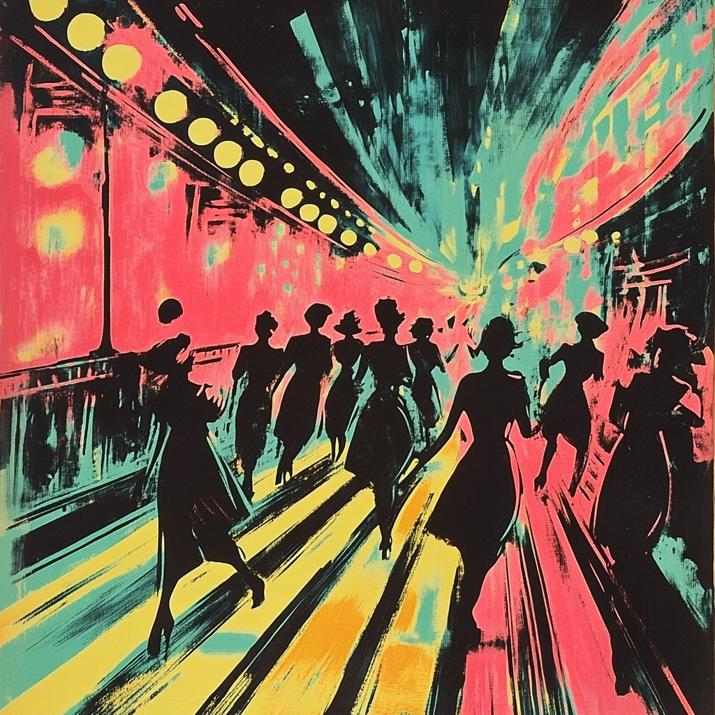 Henri De Toulouse-Lautrec Inspired Carnival Poster Numbered painting kits