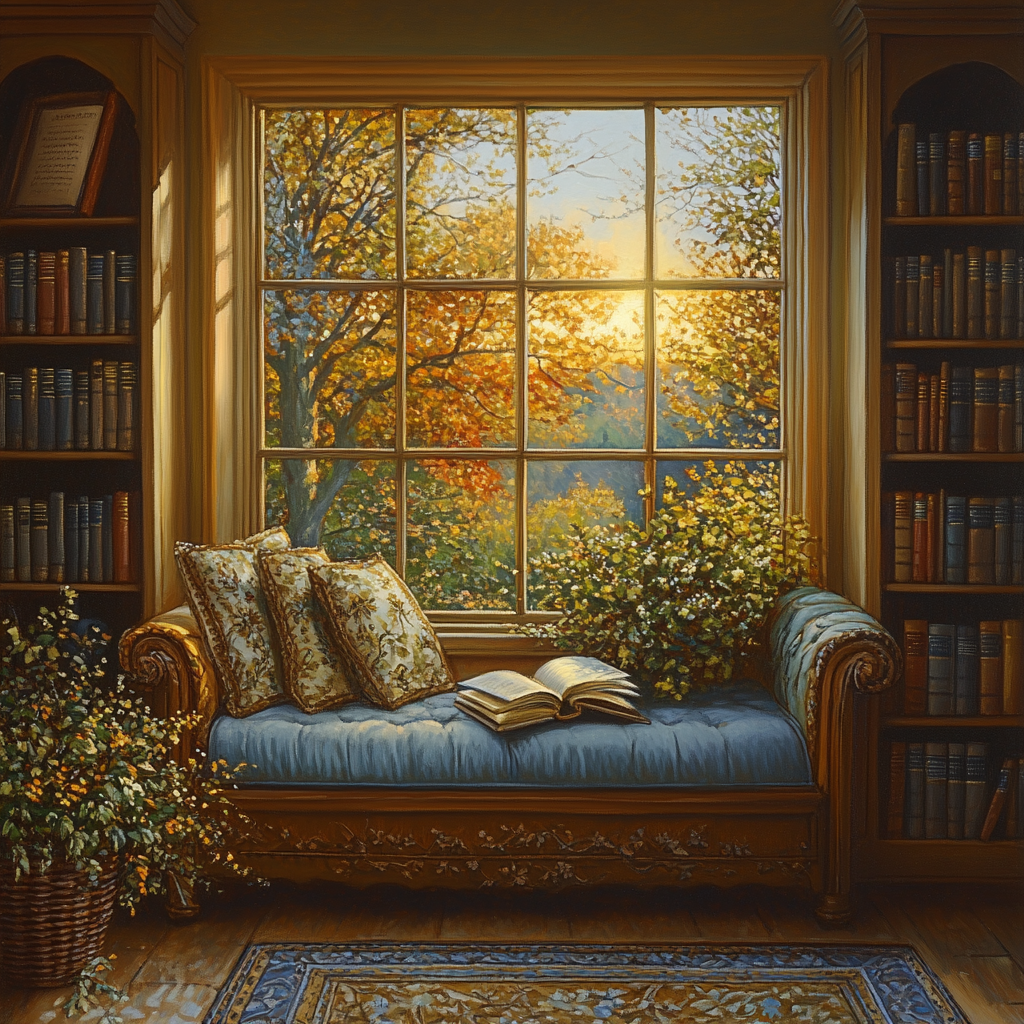 Vermeer Inspired Library Nook Painting by numbers kit