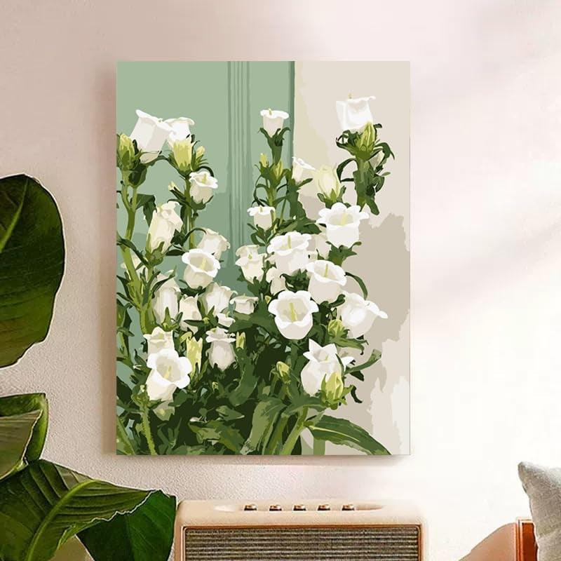 Paint By Number Kit For Adults And Beginners Cat Flowers