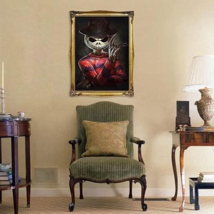 DIY Diamond Painting Jack And Sally Halloween Art Kit