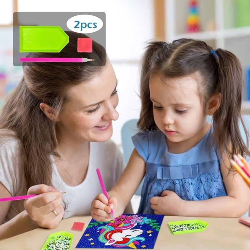 Diamond Art Kit With Wooden Frame For Crafting