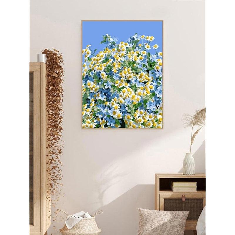 Paint By Number Kit For Adults And Beginners Cat Flowers